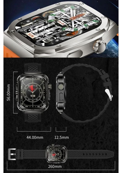 Z85 Max Akıllı Saat 51MM Miniled Ekran Akıllı Kol Saati