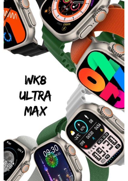 Wk8 Ultra Max Akıllı Saat 49MM Miniled Ekran Akıllı Kol Saati