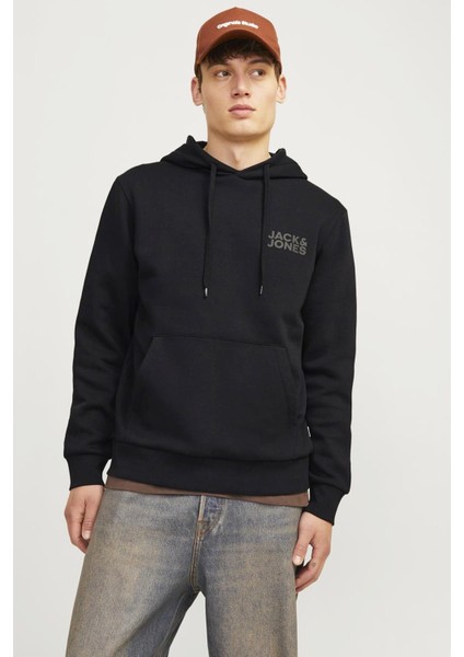 Jjecorp Logo Sweat Hood Noos Siyah-2