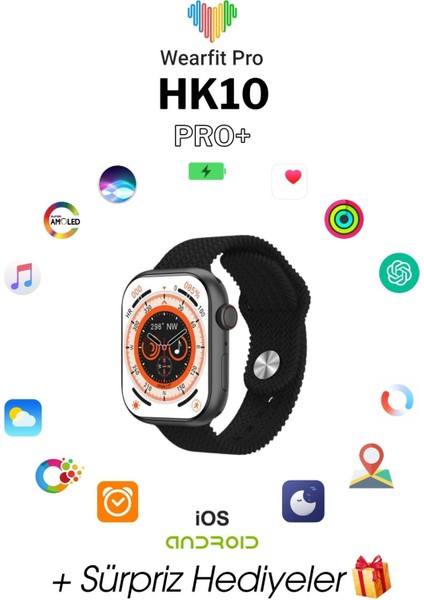 HK10 Pro Plus 45MM Yapay Zeka Destekli Akıllı Saat