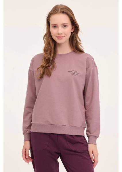 A10189823408010 4W Wb Anna 16 4pr Pastel Mor Kadın Sweatshırt fiyatları