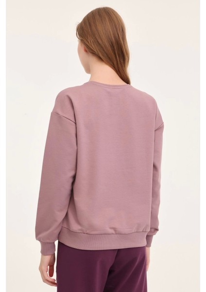 A10189823408010 4W Wb Anna 16 4pr Pastel Mor Kadın Sweatshırt modelleri