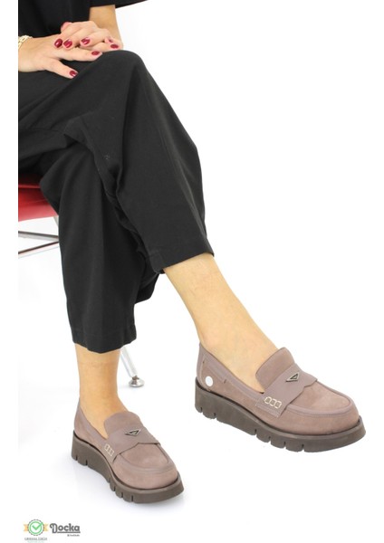 Kadın Hakiki Deri Günlük Ortopedik Loafer Ayakkabı M25/KA3210