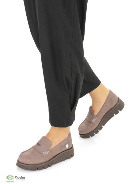 Kadın Hakiki Deri Günlük Ortopedik Loafer Ayakkabı M25/KA3210