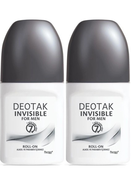 Roll-On 35 ml Invisible Erkek x 2 adet