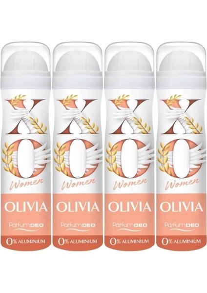 Deodorant Olivia Kadın 150 ml x 4 adet