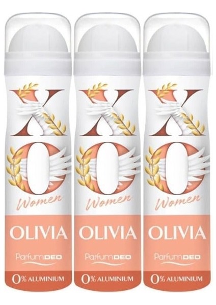Deodorant Olivia Kadın 150 ml x 3 adet