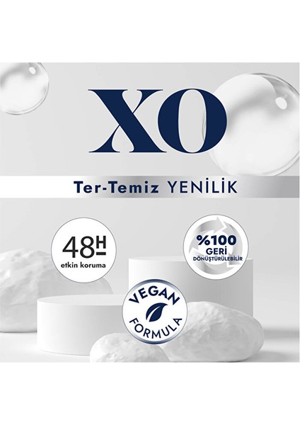 Deodorant 150 ml Kadın Natural & Effective x 6 adet