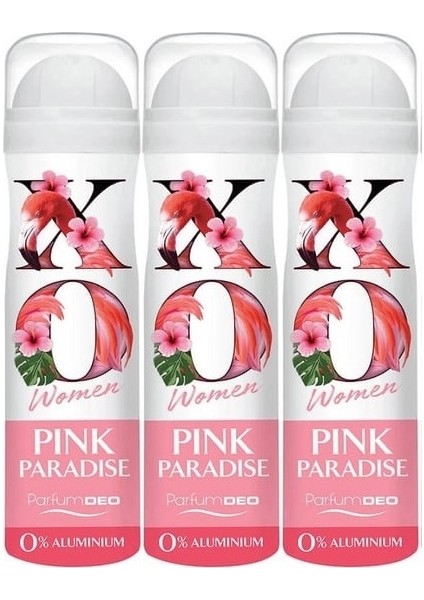 Deodorant 150 ml Kadın Pink Paradise x 3 adet