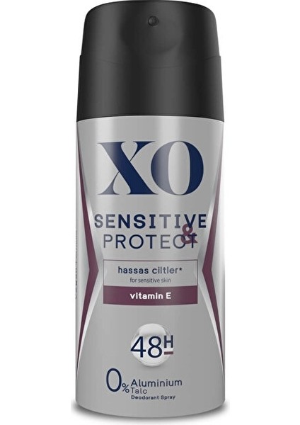 Deodorant 150 ml Erkek Extreme - Sensitive - Insivible - Clear & Protect 4'lü Set