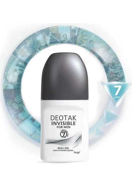 Roll-On 35 ml Invisible Erkek x 6 adet