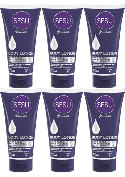 Vücut Losyonu 175 ml Body Lotion 6'lı Set