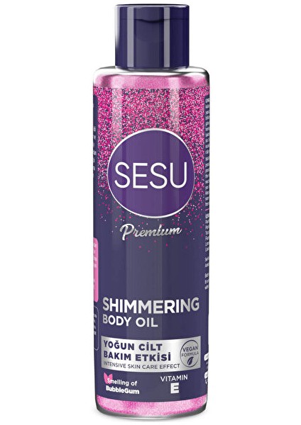 Simli Cilt Bakım Yağı 150 ml Shimmering Body Oil 2'li Set