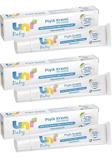 Uni Baby Pişik Kremi 30ML (3 Lü Set)