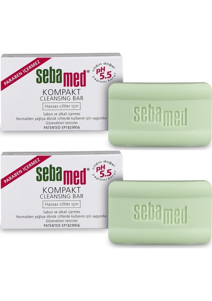 Sabun Kompakt Hassas Cilt 100GR (2 Li Set)