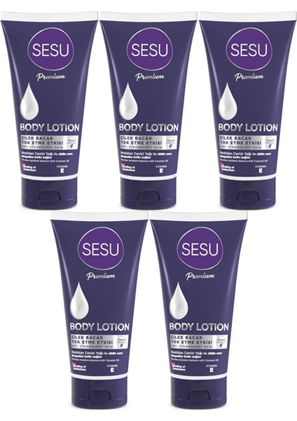 Vücut Losyonu 175 ml Body Lotion 5'li Set