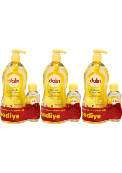 Bebek Şampuanı Klasik 700ML Pompalı + Bebek Yağı 100ML (Nem Koruma) (3 Lü Set)
