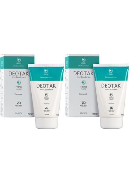 Krem Deodorant 35 ml Fresh Mentol x 2 adet