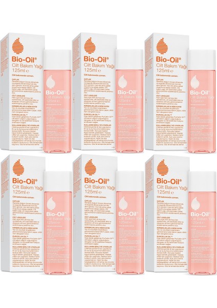 Çatlak Oluşumunu Önleyici Cilt Bakım Yağı 125ML (Yeni Formül) (6 Lı Set)