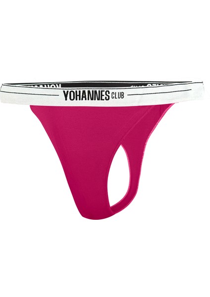 Yohannes Club Yohannesclub, Kadın, Lastik Bantlı Tanga Külot, 2'li, Pudra, Pembe