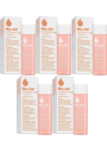 Çatlak Oluşumunu Önleyici Cilt Bakım Yağı 125ML (Yeni Formül) (5 Li Set)