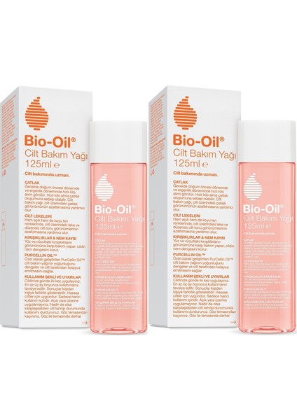 Çatlak Oluşumunu Önleyici Cilt Bakım Yağı 125ML (Yeni Formül) (2 Li Set)