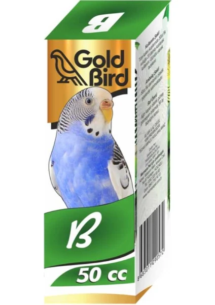 Gold Bird B Vitamin 50 cc Kafes Kuşları Için Tüy Dökülmesini Önleyici Damla