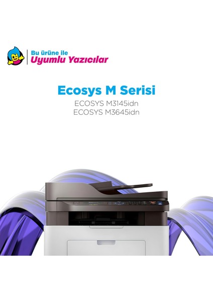 Kyocera Ecosys M3145IDN Muadil Toner 2'li Paket / TK-3060