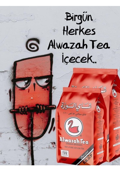 Alwazah Tea Orijinal Seylan Çayı 400 gr