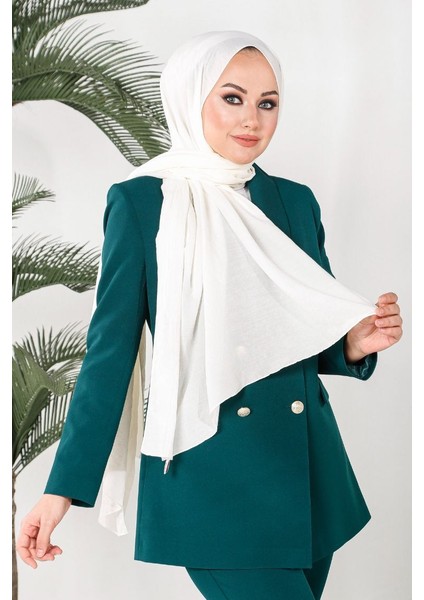 Ekru Harem Scarf Incila Şal