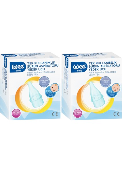 Burun Aspiratörü Nasal Yedek Ucu 20 Adet (2pk*10)