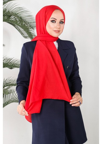 Kırmızı Harem Scarf Incila Şal