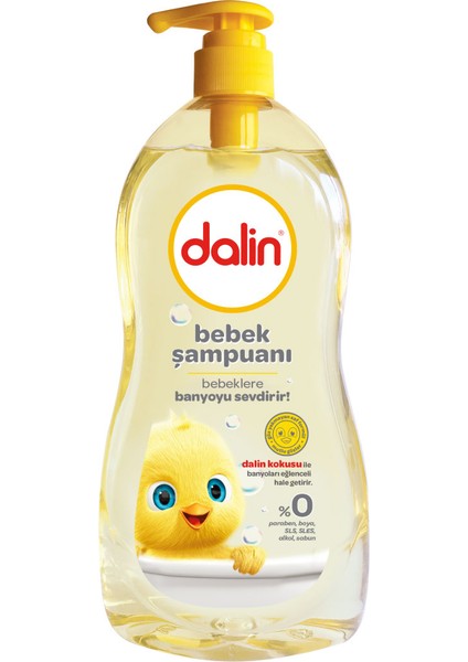 Bebek Şampuanı 500ML Klasik Pompalı (9 Lu Set)