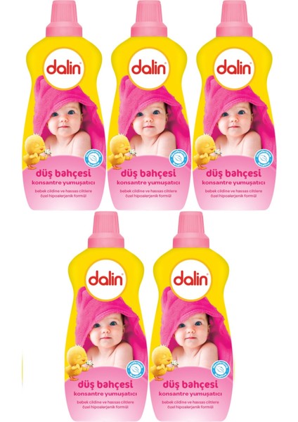 Çamaşır Yumuşatıcı Konsantre 1200 ml Düş Bahçesi 5'li Set