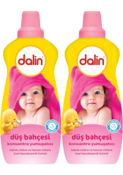 Çamaşır Yumuşatıcı Konsantre 1200 ml Düş Bahçesi 2'li Set
