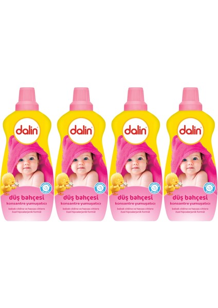 Çamaşır Yumuşatıcı Konsantre 1200 ml Düş Bahçesi 4'lü Set