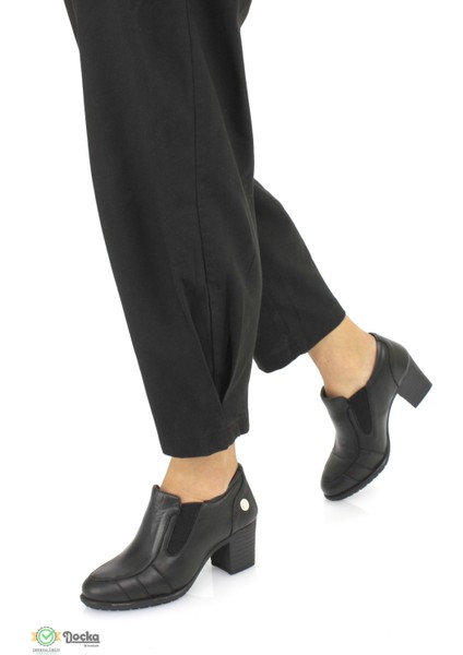 Kadın Deri Ortopedik Kışlık Klasik Kalın Topuklu Ayakkabı M25/KA3135 modelleri