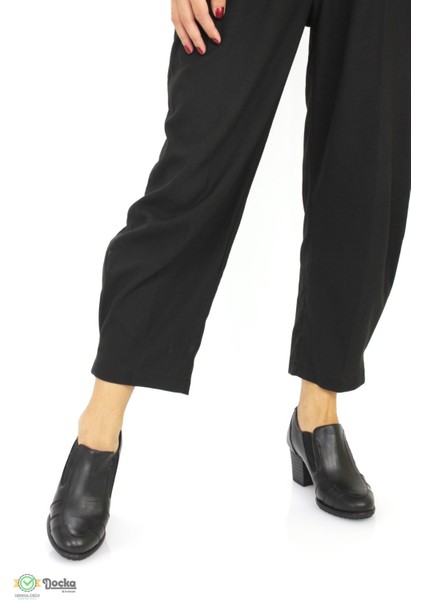 Kadın Deri Ortopedik Kışlık Klasik Kalın Topuklu Ayakkabı M25/KA3135 indirimleri