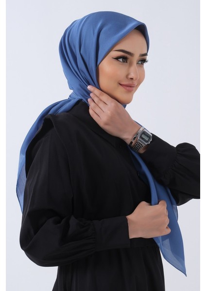Indigo Harem Scarf Melek Pamuk Eşarp modelleri