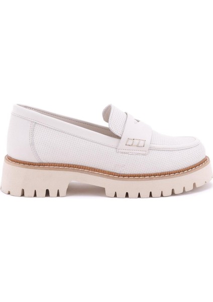 D24YA-3240 Kadın Deri Loafer Ayakkabı
