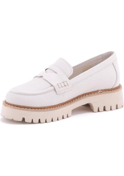 D24YA-3240 Kadın Deri Loafer Ayakkabı