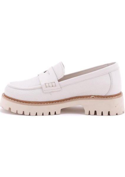 D24YA-3240 Kadın Deri Loafer Ayakkabı