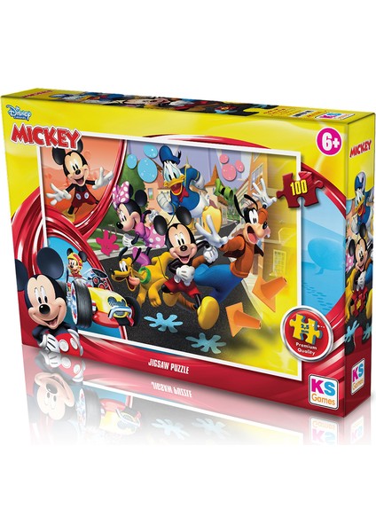 Ks Puzzle 100 Parça Mickey Mouse