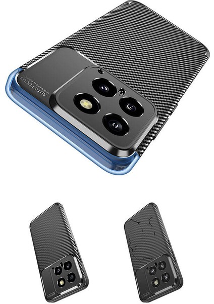 - Xiaomi Mi 14 - Kılıf Auto Focus Karbon Negro Silikon Kapak - T30315 fırsatları