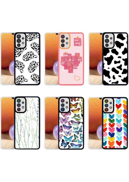 noktaks - Samsung Galaxy A32 4G - Kılıf Desenli Koruyucu M-fit Kapak - Hat No5 - T21609 modelleri