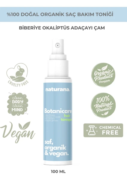 %100 Doğal Organik Biberiye Suyu Dökülme Karşıtı Saç Uzatma Bakım Toniği 100 ml