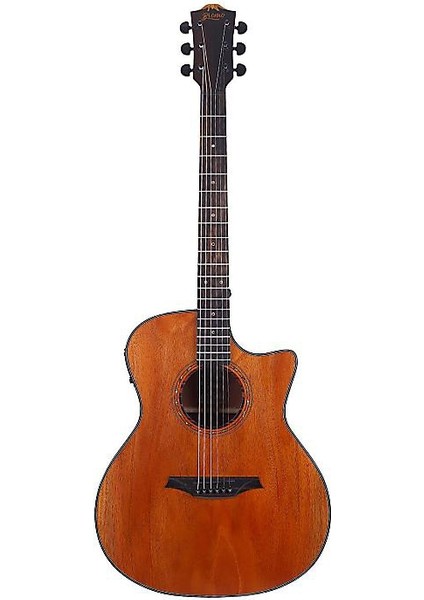 BAT2MCE Cutaway Elektro Akustik Gitar (Natural)