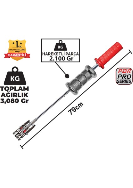 Göçük Düzeltme Tokmağı Aslan Pençesi 4 Kancalı