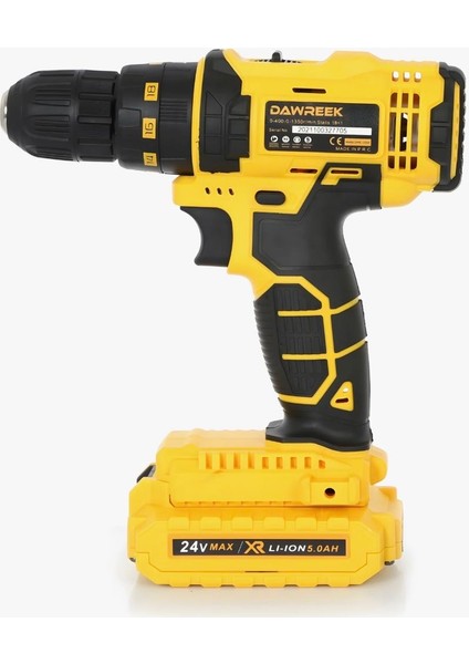 Melzohome 24 Volt Şarjlı Matkap