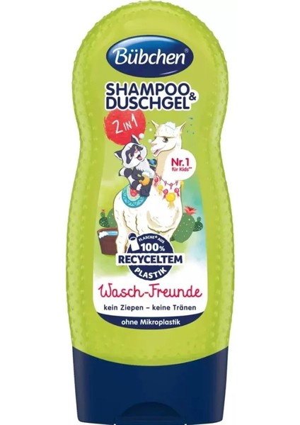 Çocuk Şampuan&duş Jeli 2 In 1 Wasch Friend 230 ml